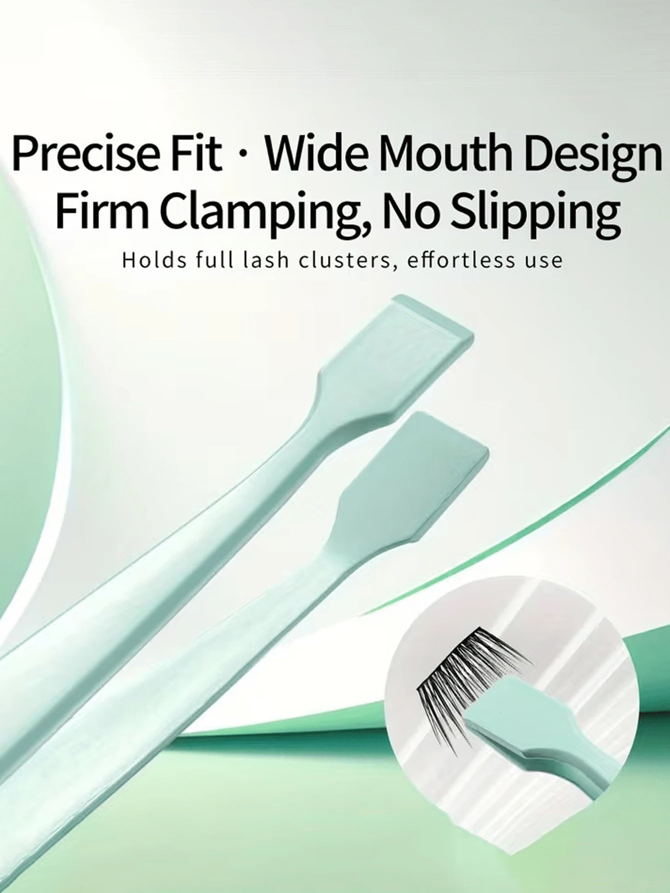 2pcs Professional Eyelash Grafting Tweezers,Beginner-Friendly Flat-Tip Eyelash Tweezers, Stainless Steel, Easier To Use Than Traditional Tweezers, Flat Head Design For Easy Grip Perfect For Applying F