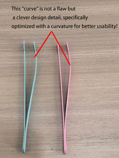 2pcs Professional Eyelash Grafting Tweezers,Beginner-Friendly Flat-Tip Eyelash Tweezers, Stainless Steel, Easier To Use Than Traditional Tweezers, Flat Head Design For Easy Grip Perfect For Applying F