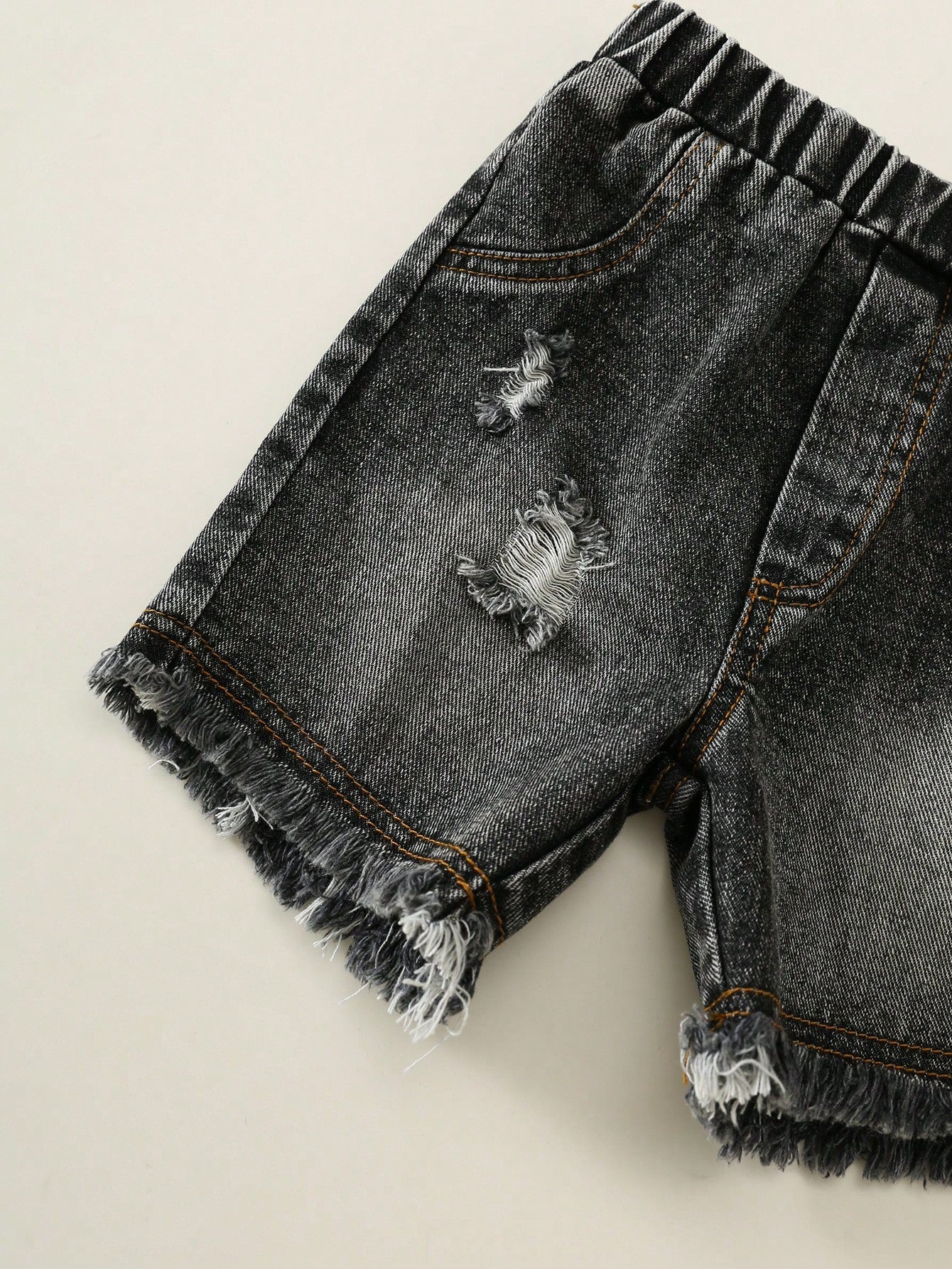 2pcs/Set Baby Boy Summer Street Style Cute Versatile Knit Car Print Tank Top & Denim Shorts Set, Tank Top Set, Denim Set, Racing Set