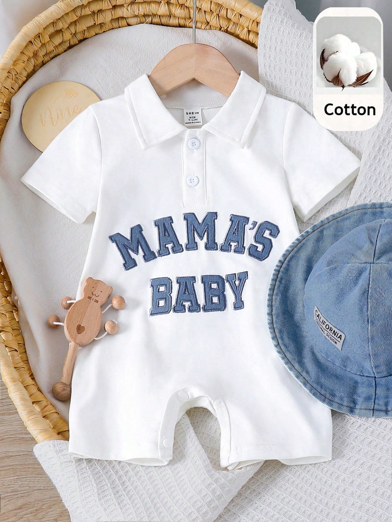 2pcs/Set Unisex Newborn/Baby Boy/Girl Striped Short Sleeve Romper And Sunhat Set, Spring/Summer Baby Clothes Outfit