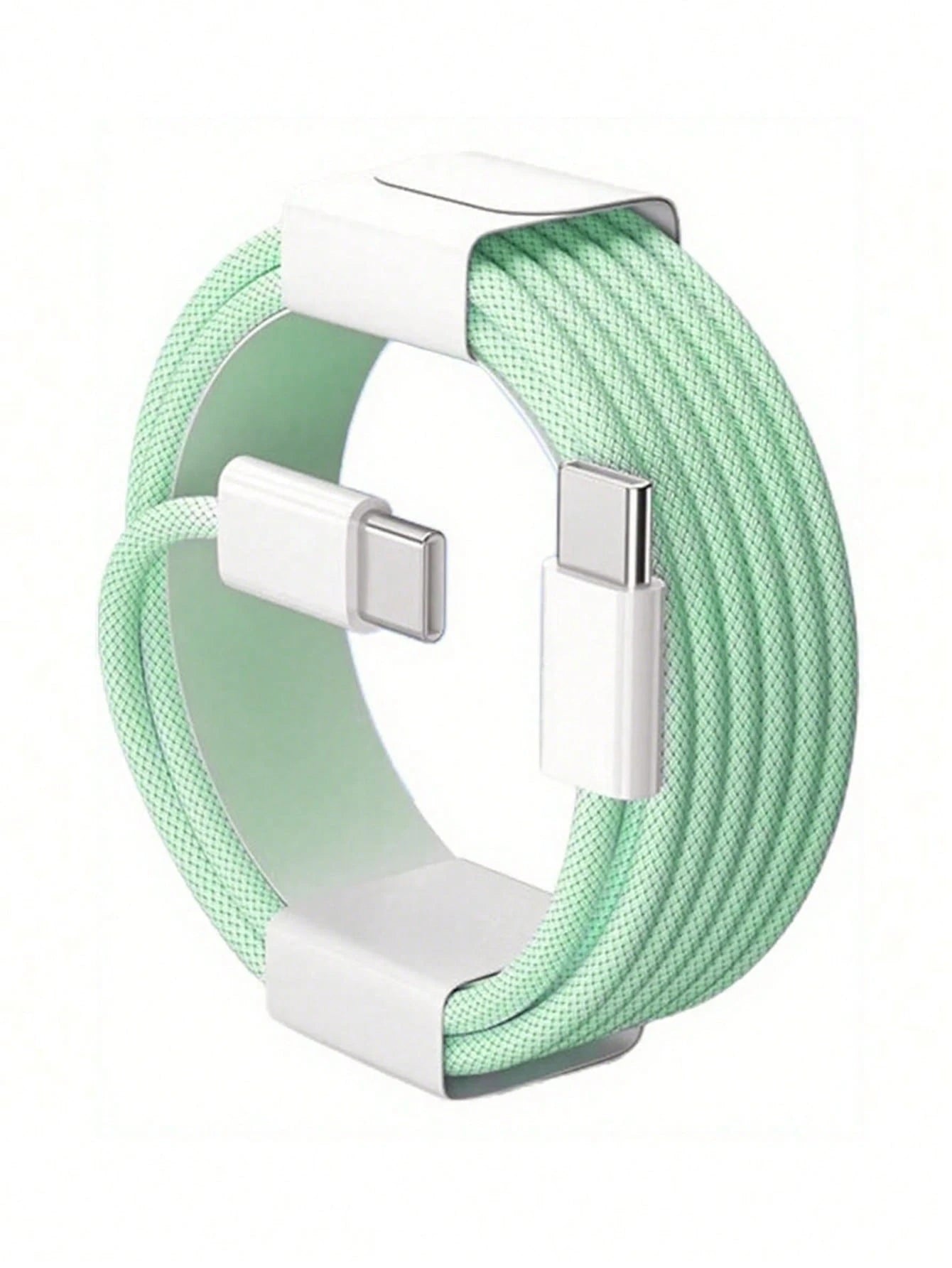 3.3/6.6/10ft USB-C To Type-C Fast Charging Data Cable, Nylon Braided, Compatible With IPhone 17/16/15/Pro/Pro Max/IPad, And Other Android Phones, Supports 60W~18W Fast Charging, Suitable For Indoor/Ou