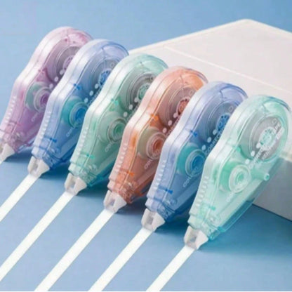 3/6pcs Double Sided Tape Roller, Craft Supplies, Craft Tape Roller, Suitable For Crafts, Home, School, Office, Journaling, Etc. (0.31 Inch X 26.25 Feet)/ (0.23 Inch X 19.69 Feet)