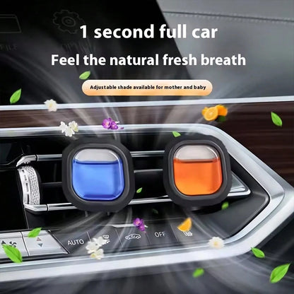 3/6pcs Portable Car Essential Oil, Car Air Freshener, Keeps Car Air Fresh, Aromatherapy, 5 Fragrances Available. Perfect For Birthday, New Year Gift, Women, Home Decor, Men's Gift, Wedding, Etc.