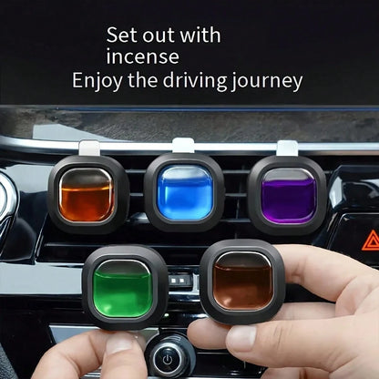 3/6pcs Portable Car Essential Oil, Car Air Freshener, Keeps Car Air Fresh, Aromatherapy, 5 Fragrances Available. Perfect For Birthday, New Year Gift, Women, Home Decor, Men's Gift, Wedding, Etc.