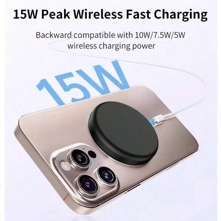 3-In-1 Ultra-Thin Magnetic Wireless Charger, 15W Compatible With Apple Devices, Keeps Desktop Tidy, Suitable For Home, Office, Travel And Gifting. Applicable For Office, Dorm, Home Office/Dorm/Home Ph
