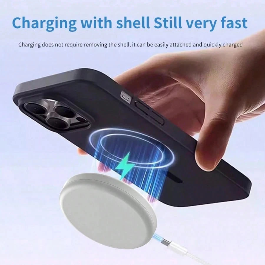 3-In-1 Ultra-Thin Magnetic Wireless Charger, 15W Compatible With Apple Devices, Keeps Desktop Tidy, Suitable For Home, Office, Travel And Gifting. Applicable For Office, Dorm, Home Office/Dorm/Home Ph
