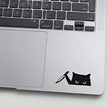3 Packs "Special Car Mirror Knife Holder Cat Poster For Cars- Waterproof And Sunproof- Cool And Intriguing Creative Decorative Stickers. Suitable For Use On Water Cups, Computers, Mobile Phones, And