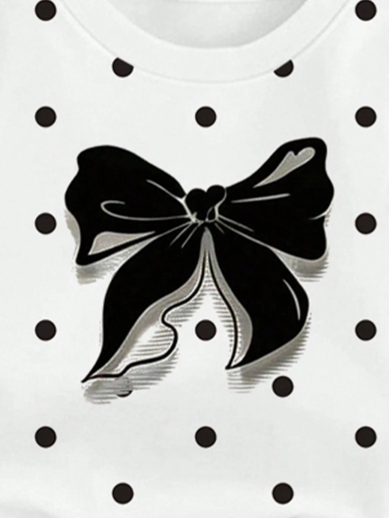 (3 Sets) Autumn/Winter Baby Girl Minimalist Cute Heart Bow Leopard Print Bow Polka Dot Pattern Basic Crew Neck Sweatshirt With Leggings