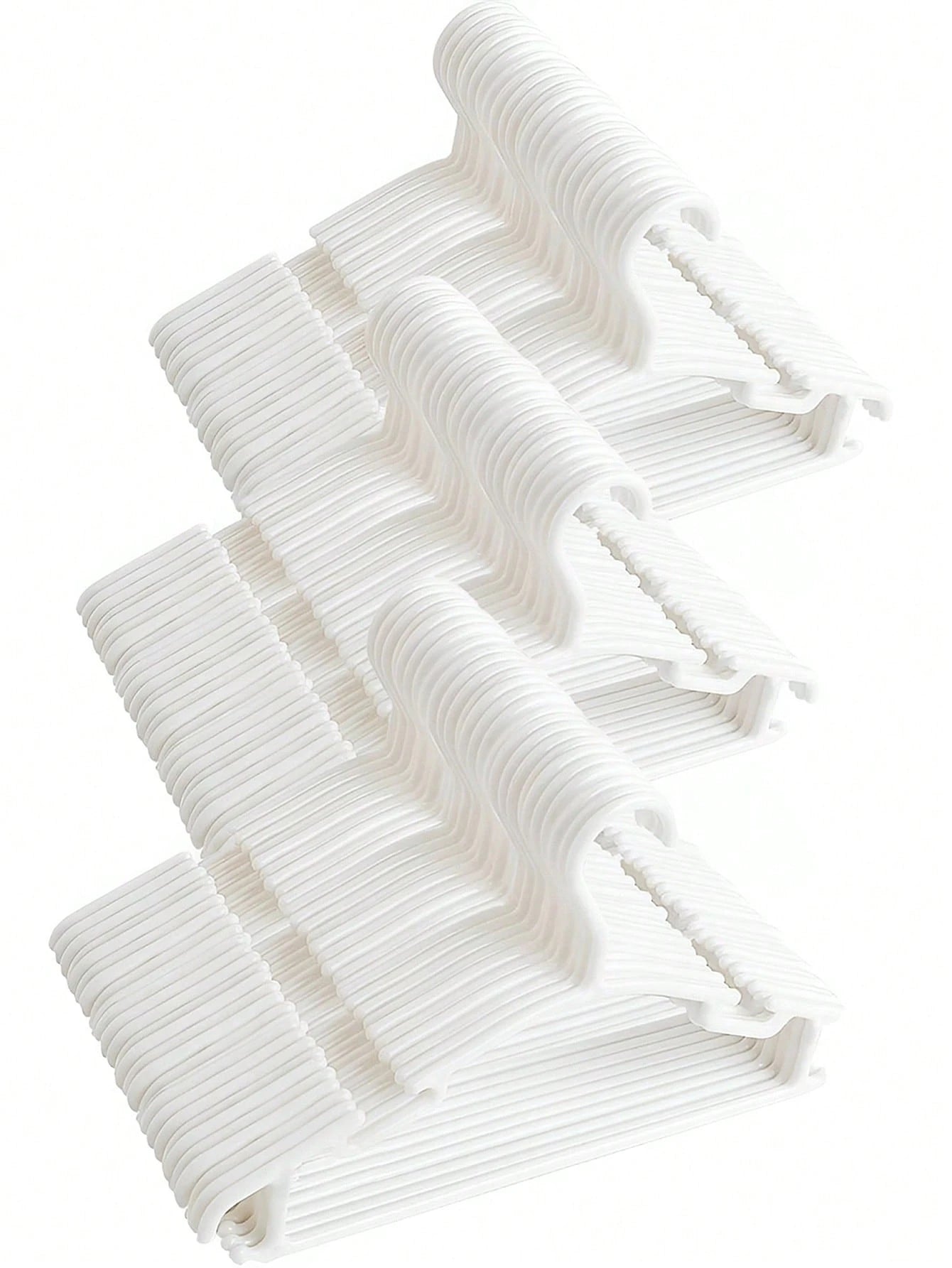30/20/10pcs Kids Clothes Plastic Hangers, Durable Non-Slip Children Clothing Drying Racks