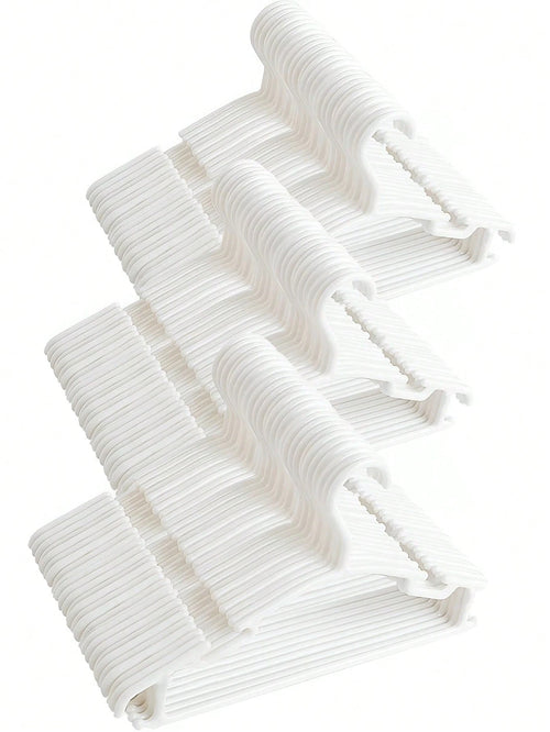 30/20/10pcs Kids Clothes Plastic Hangers, Durable Non-Slip Children Clothing Drying Racks