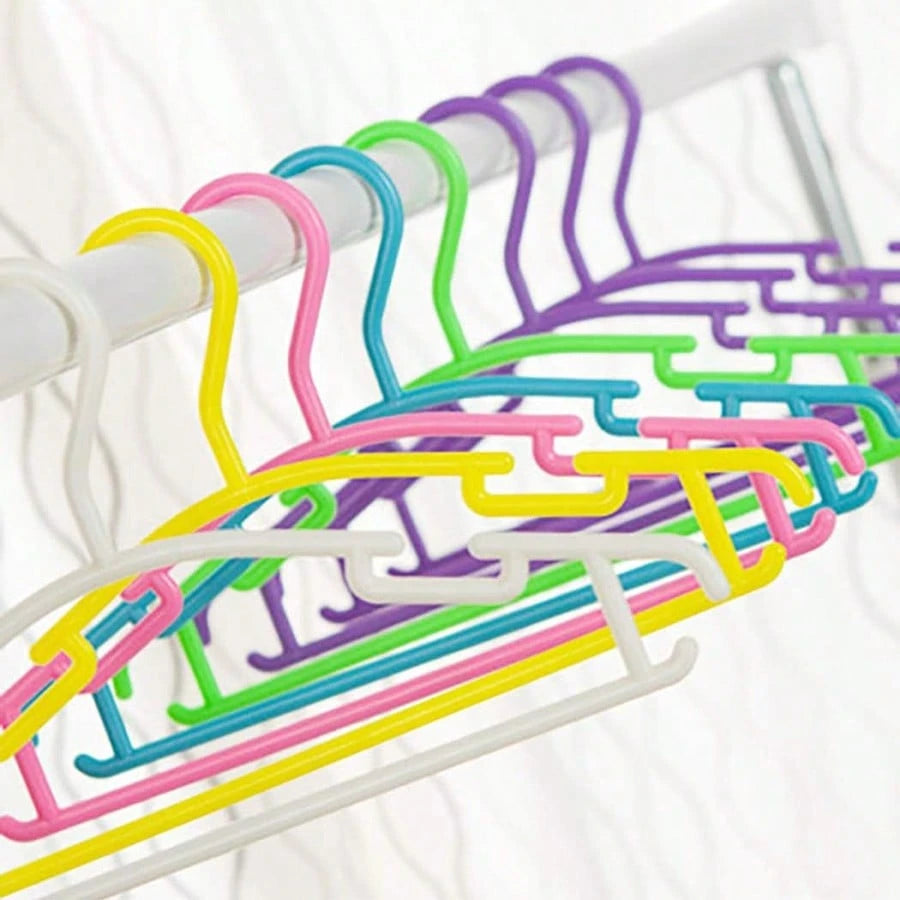 30/20/10pcs Kids Clothes Plastic Hangers, Durable Non-Slip Children Clothing Drying Racks