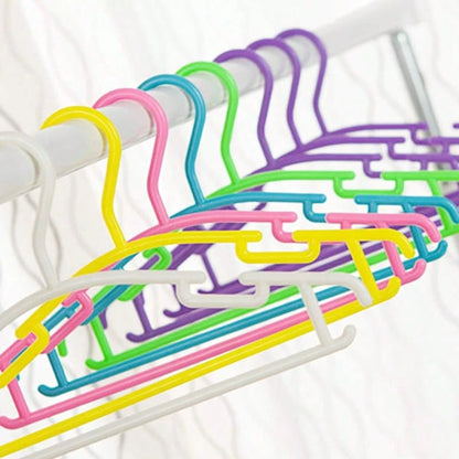 30/20/10pcs Kids Clothes Plastic Hangers, Durable Non-Slip Children Clothing Drying Racks