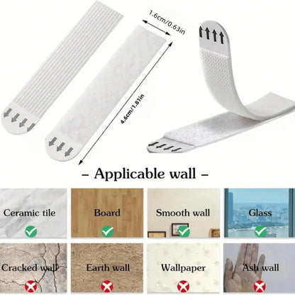 36/24/12-Piece Heavy Duty Picture Hanging Strips- No Nails, No Damage, Easy Removal- 24-Piece For Frame Installation Bars
