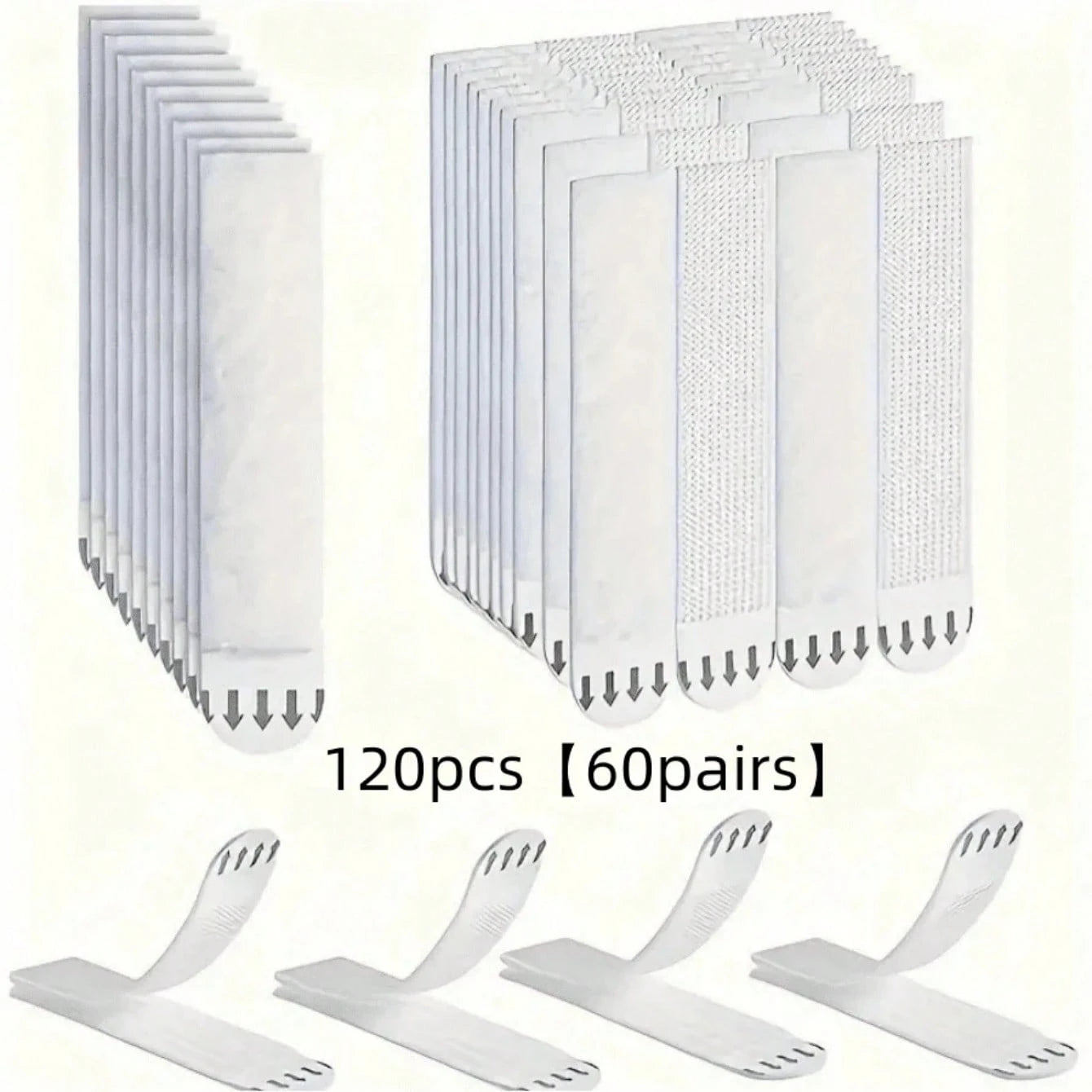 36/24/12-Piece Heavy Duty Picture Hanging Strips- No Nails, No Damage, Easy Removal- 24-Piece For Frame Installation Bars