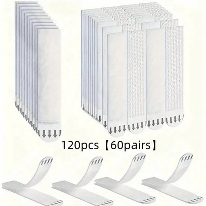 36/24/12-Piece Heavy Duty Picture Hanging Strips- No Nails, No Damage, Easy Removal- 24-Piece For Frame Installation Bars