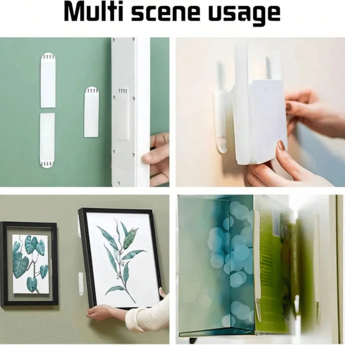 36/24/12-Piece Heavy Duty Picture Hanging Strips- No Nails, No Damage, Easy Removal- 24-Piece For Frame Installation Bars