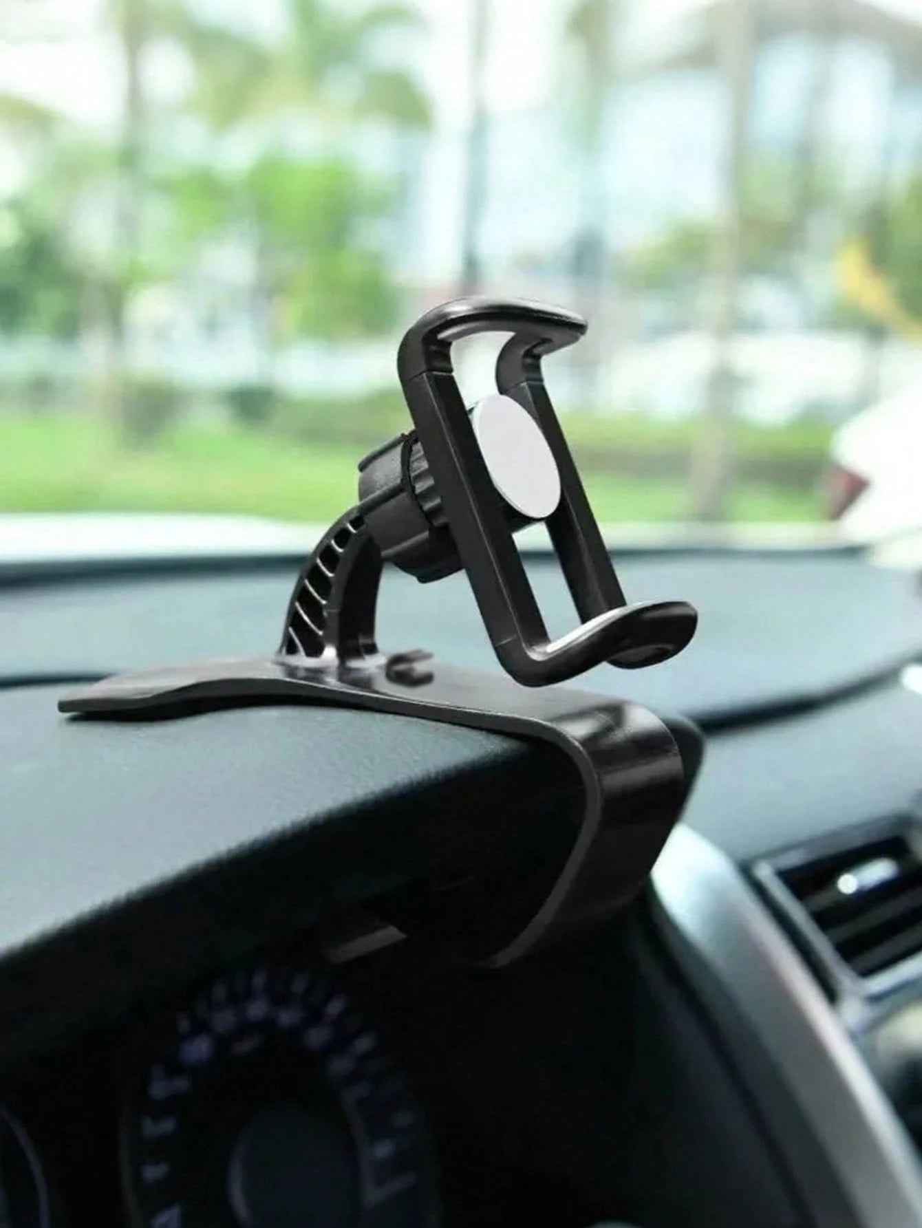360° Rotatable Car Phone Holder- Universal Clip-On Bracket, Suitable For Dashboard And Air Vent, Adjustable Clamping Force, One-Handed Operation- Fits All Smartphones, Car Navigation Clip-On Phone H