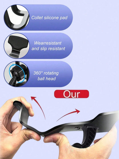 360° Rotatable Car Phone Holder- Universal Clip-On Bracket, Suitable For Dashboard And Air Vent, Adjustable Clamping Force, One-Handed Operation- Fits All Smartphones, Car Navigation Clip-On Phone H