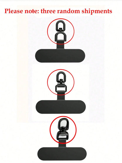 360° Rotatable Stainless Steel Phone Lanyard Clasp- Metal Washer Pad For Secure Phone Strap Attachment