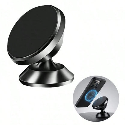 360° Rotating Magnetic Car Phone Holder, Adhesive Dashboard Phone Mount, Strong Magnetic Phone Stand For Navigation And Desk Use