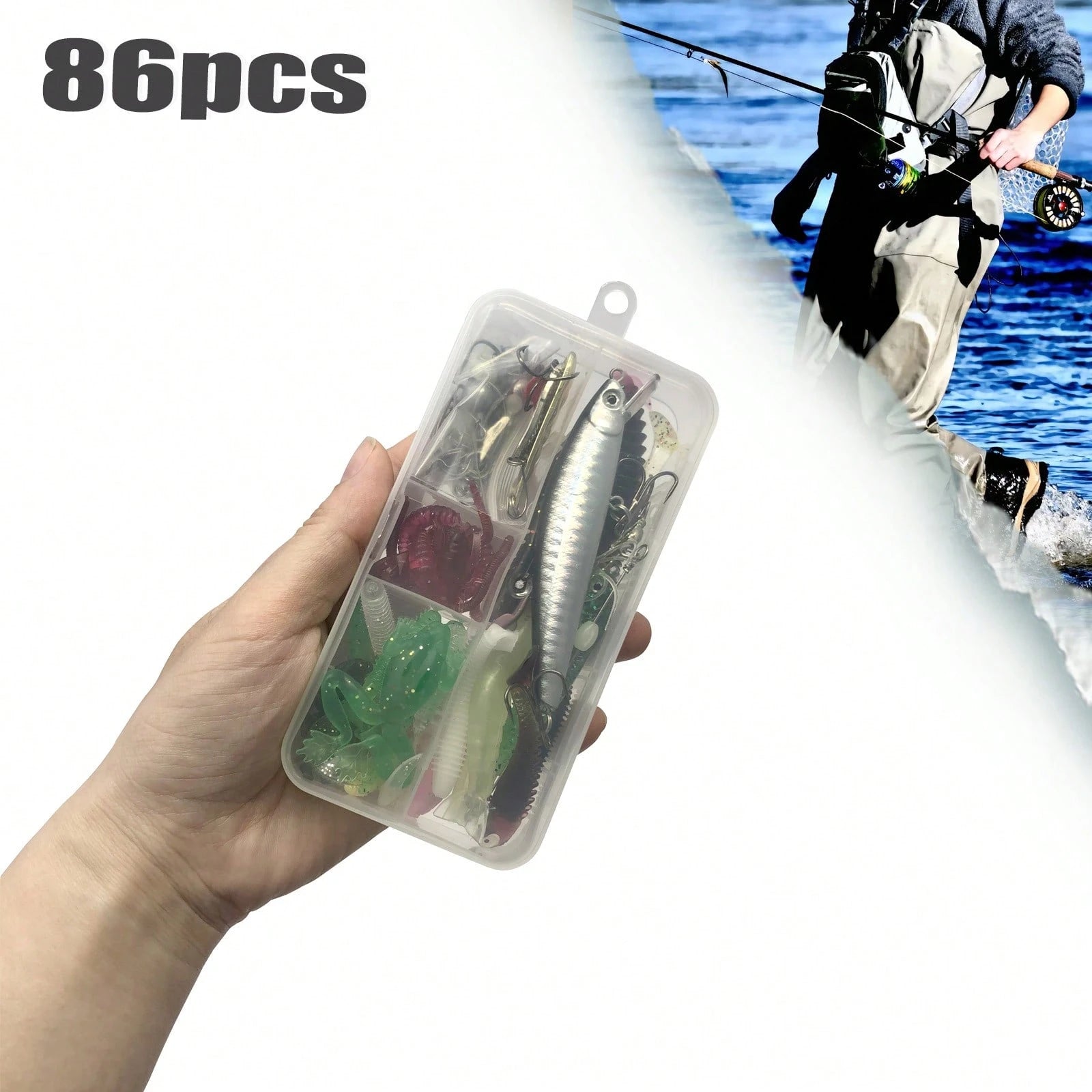 366/149/136/88/86pcs Trout/Perch/Bass Multi-Bait Fishing Tackle Set, Multi-Layer Fishing Gear Professional Equipment Tackle Box, Suitable For All Water Layers, Can Be Used In Freshwater And Saltwater.