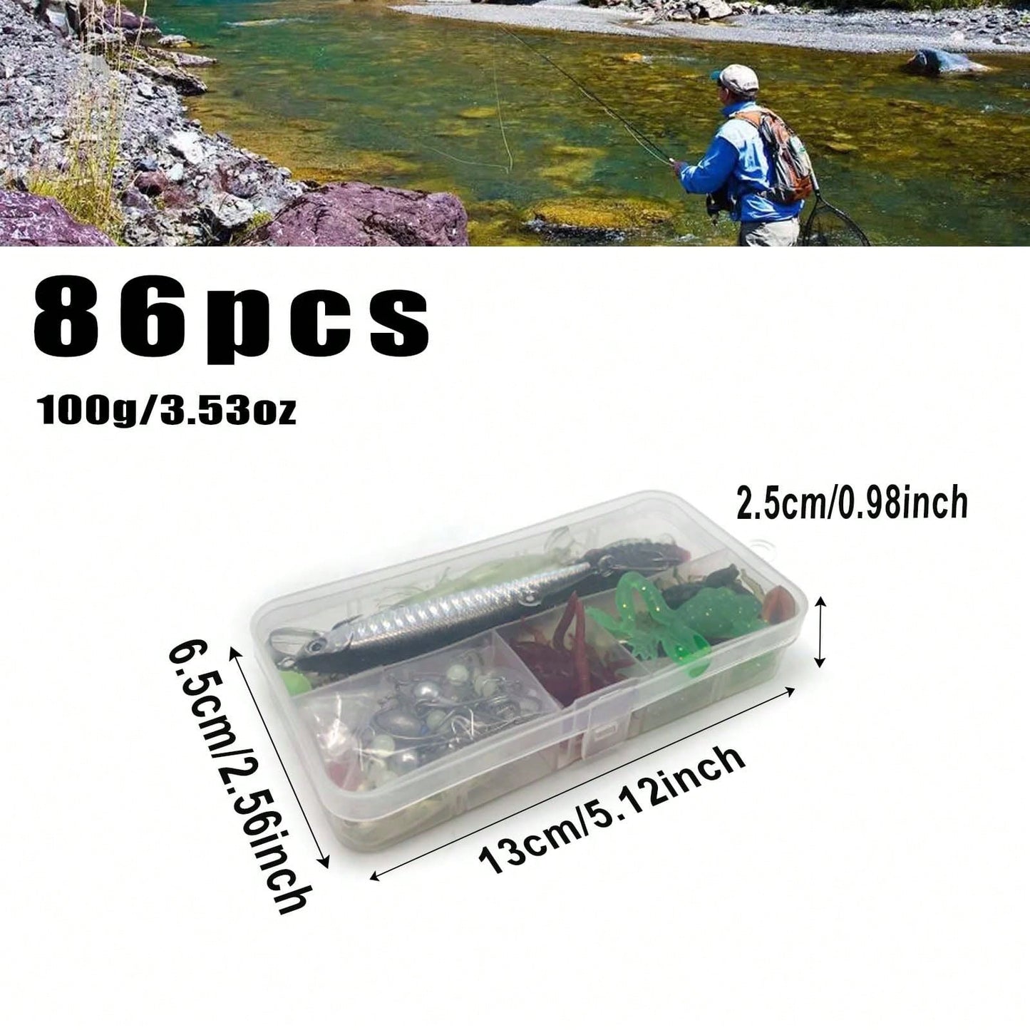 366/149/136/88/86pcs Trout/Perch/Bass Multi-Bait Fishing Tackle Set, Multi-Layer Fishing Gear Professional Equipment Tackle Box, Suitable For All Water Layers, Can Be Used In Freshwater And Saltwater.