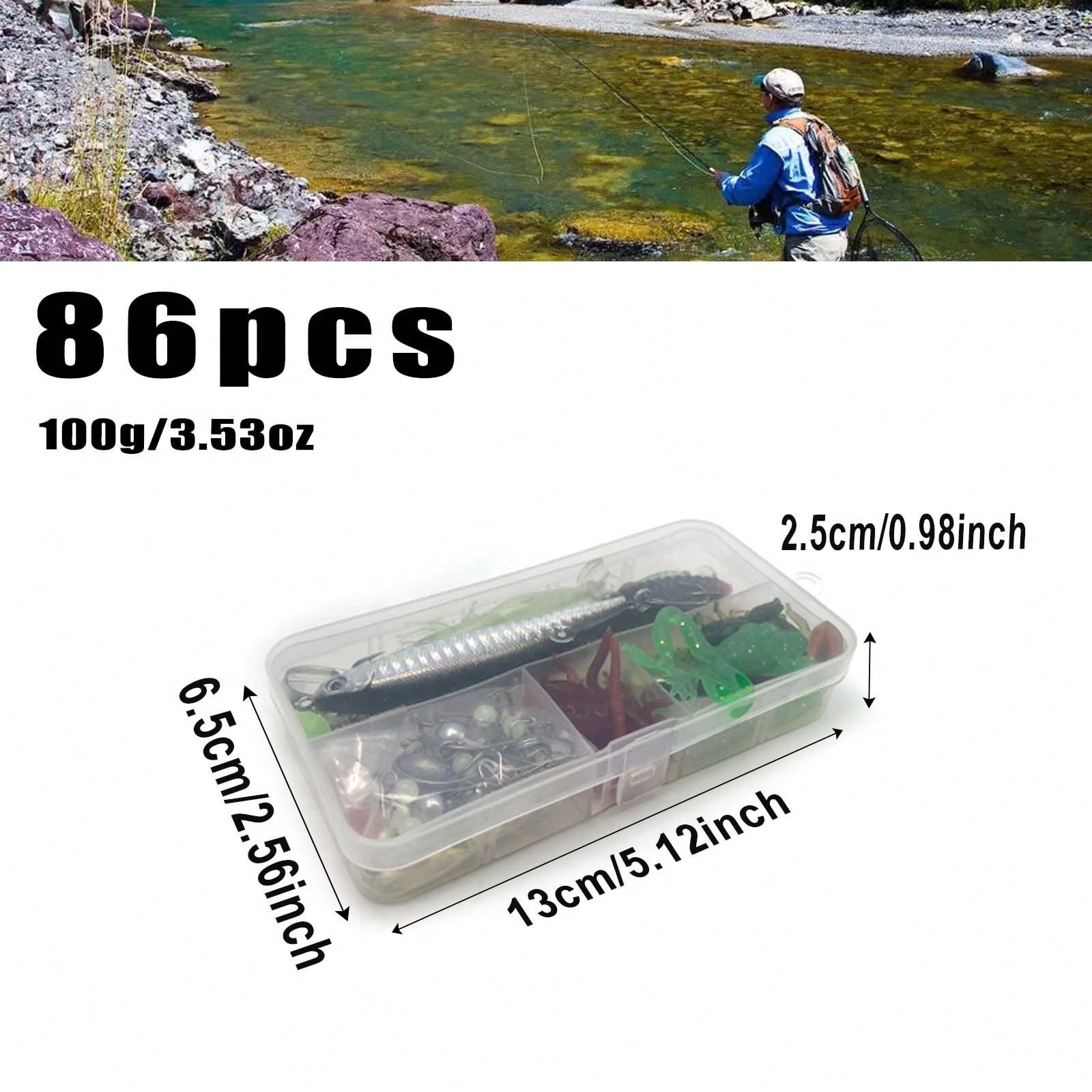 366/149/136/88/86pcs Trout/Perch/Bass Multi-Bait Fishing Tackle Set, Multi-Layer Fishing Gear Professional Equipment Tackle Box, Suitable For All Water Layers, Can Be Used In Freshwater And Saltwater.