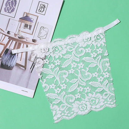 3pcs Elegant Floral Anti-Glare Bra Pads- Fashionable & Comfortable Padded Inserts, Lace Knit Lining, Suitable For Women, Back To School, Weddings, Etc.