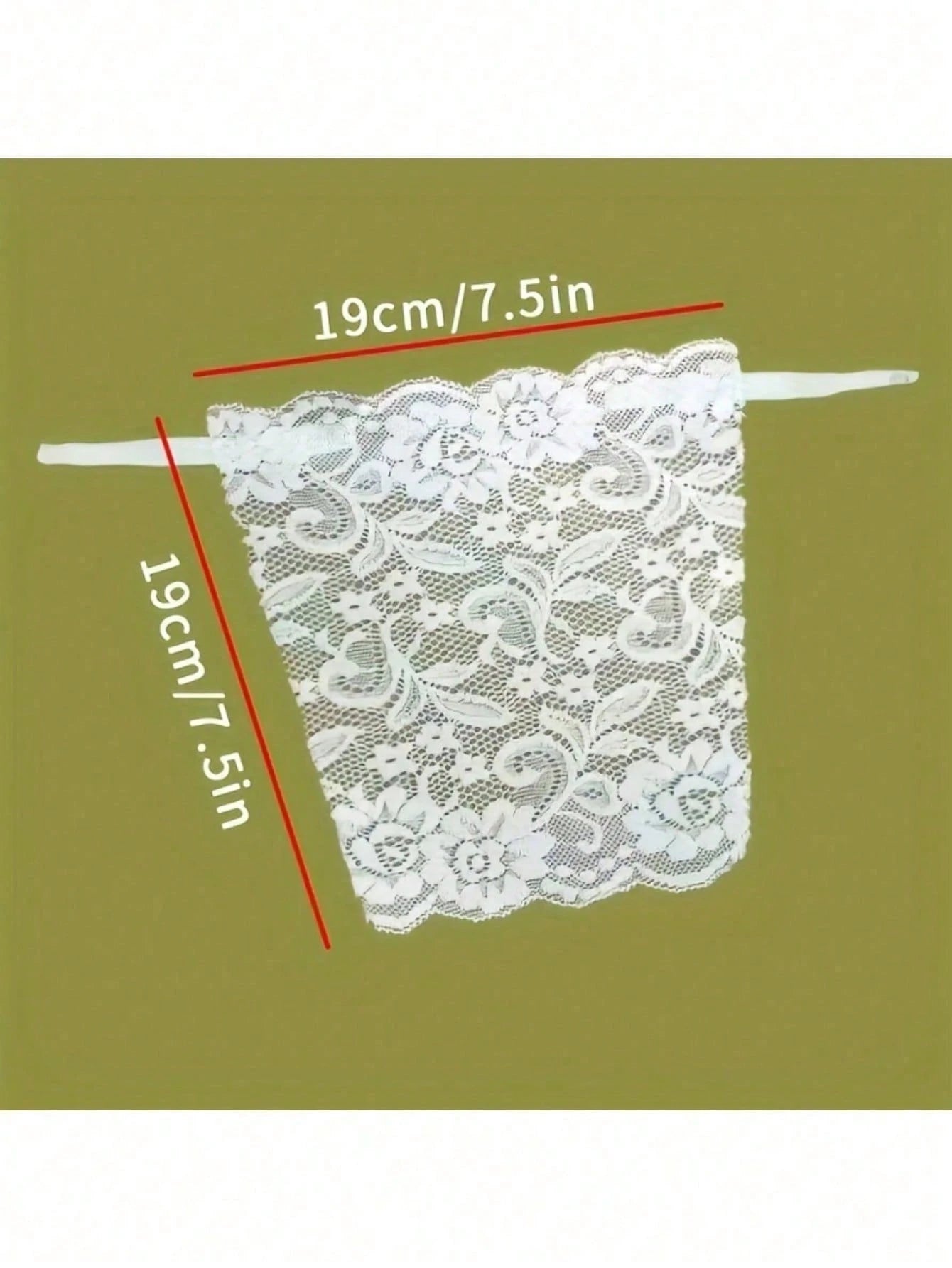 3pcs Elegant Floral Anti-Glare Bra Pads- Fashionable Comfortable Padded Liners, Lace Knit Lining, Random Color