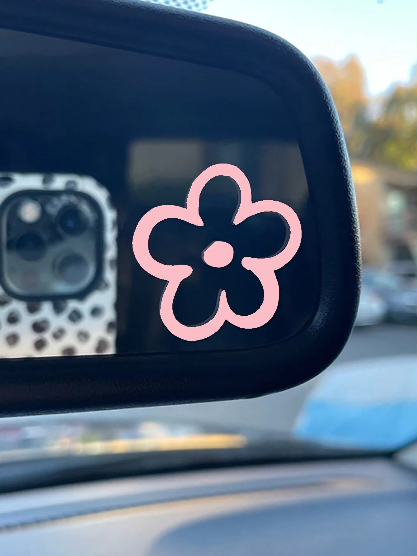 3pcs Flower Pattern Waterproof Car Sticker