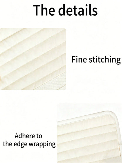 3pcs/Set Baby Stroller Accessories Set- Soft Stroller Handle Cover And Seat Shoulder Strap Cover, 3D Embroidered Pattern, Non-Slip Shoulder Pad Suitable For Baby Stroller, More Comfortable For Baby T