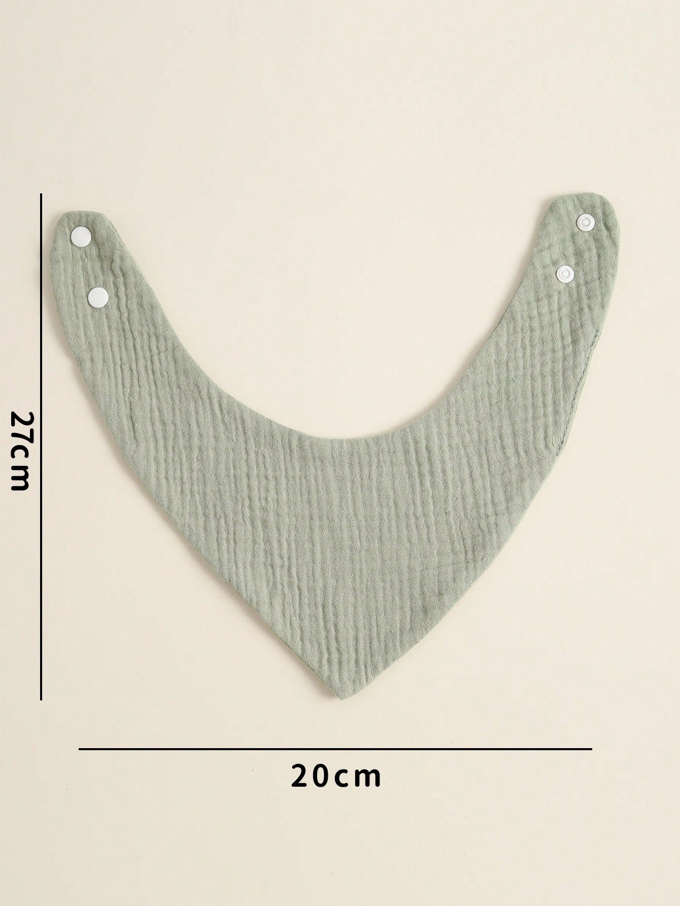3pcs/Set Solid Color Muslim Cotton Baby Bibs, Soft Absorbent Pure Cotton Breathable Triangle Burp Cloths
