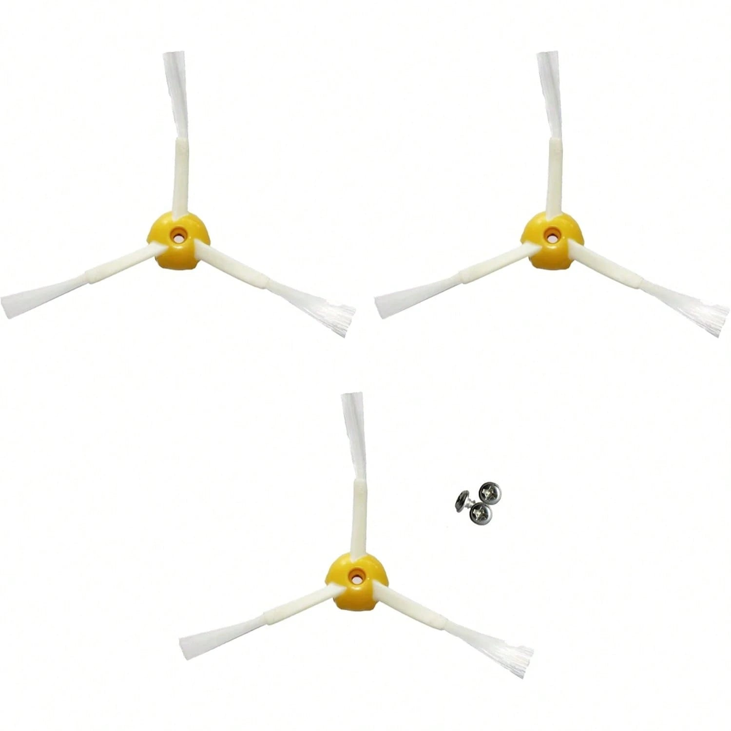 3pcs Side Brush Replacement Parts, Compatible With IRobot Roomba 600 700 800 900 Series 960 980 985 860 870 877 880 890 891 895 805 761 770 780 790 61 4 6506 65 671 675 690 Models