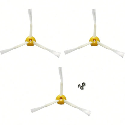 3pcs Side Brush Replacement Parts, Compatible With IRobot Roomba 600 700 800 900 Series 960 980 985 860 870 877 880 890 891 895 805 761 770 780 790 61 4 6506 65 671 675 690 Models
