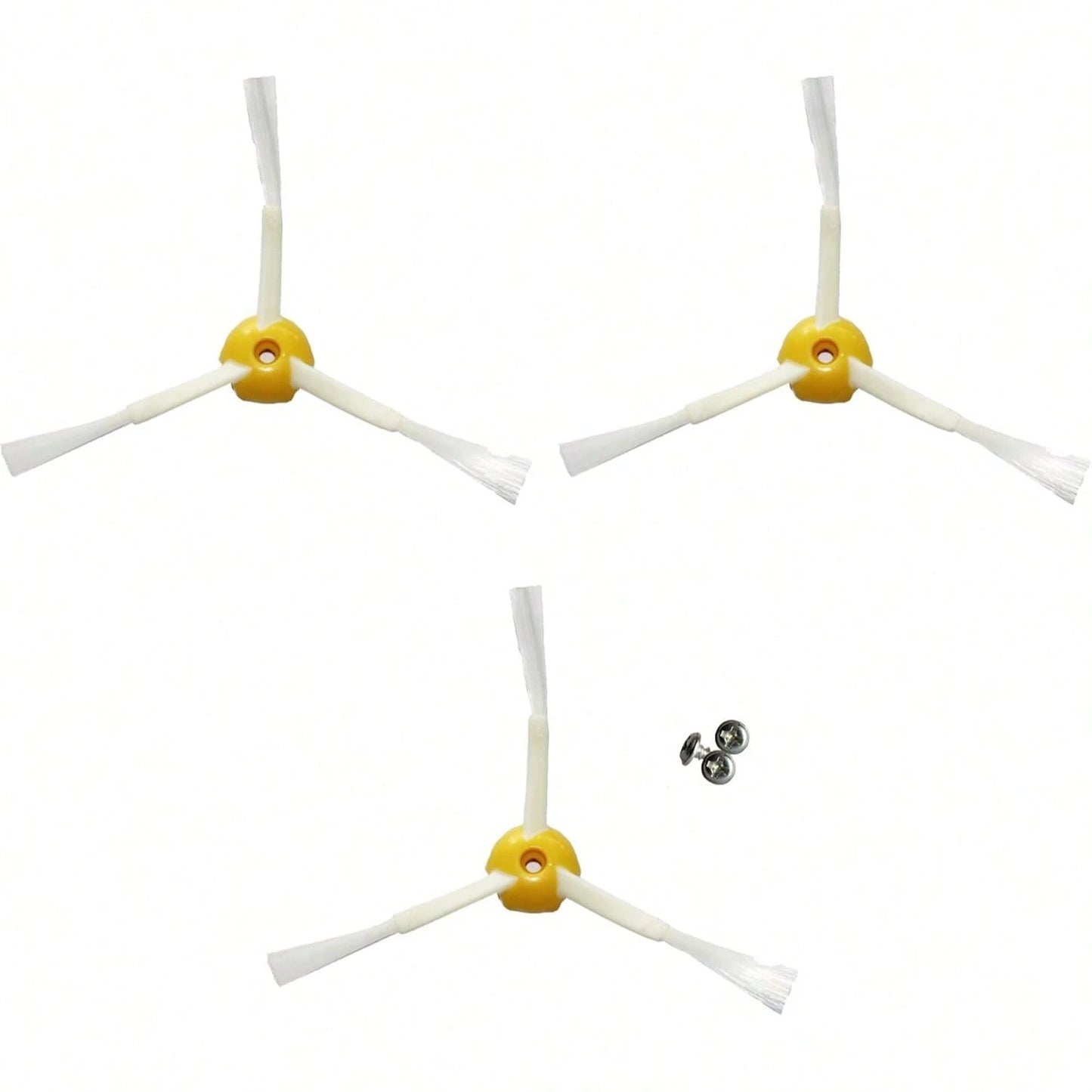 3pcs Side Brush Replacement Parts, Compatible With IRobot Roomba 600 700 800 900 Series 960 980 985 860 870 877 880 890 891 895 805 761 770 780 790 61 4 6506 65 671 675 690 Models
