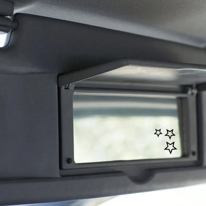 3pcs-Three Five-Pointed Star Rearview Mirror Decals, Vinyl Stickers, Cute Car Stickers, Car Rearview Mirrors, Laptop Bumper Stickers, Decorative Car Parts