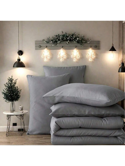 3pieces(Full/Queen/King)Lightweight Solid Comforter Set For All Seasons,Twin(2 Pieces),Soft & Breathable Bed In A Bag Set For Student/Friends/Colleage,A Cloud-Like Sleeping Space All Year Round,Spring