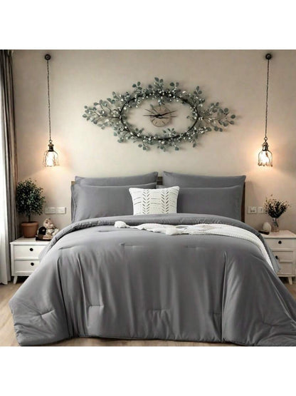 3pieces(Full/Queen/King)Lightweight Solid Comforter Set For All Seasons,Twin(2 Pieces),Soft & Breathable Bed In A Bag Set For Student/Friends/Colleage,A Cloud-Like Sleeping Space All Year Round,Spring