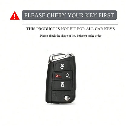 4 Button Black Warrior Style TPU Car Key Case Cover For VW Golf 7 MK7 Tiguan MK2 For SEAT Ateca Leon FR 2 Ibiza