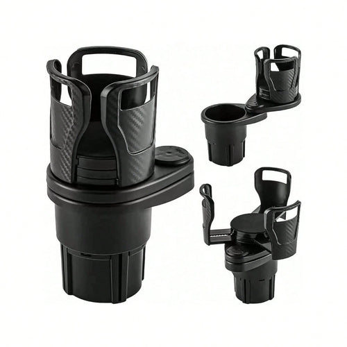 4 In 1 Car Cup Holder 360 Degree Rotating Water Vehicle Mounted No-Slip Cup Holder Multifunctional Dual Holder Auto Accessories