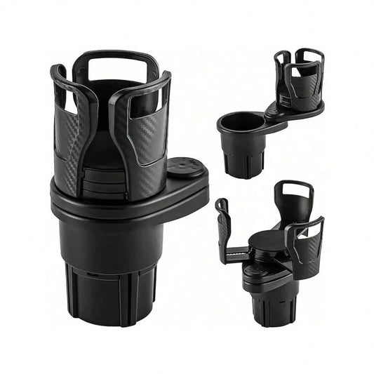 4 In 1 Car Cup Holder 360 Degree Rotating Water Vehicle Mounted No-Slip Cup Holder Multifunctional Dual Holder Auto Accessories