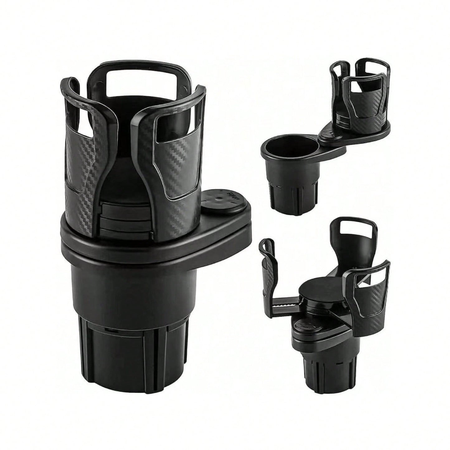 4 In 1 Car Cup Holder 360 Degree Rotating Water Vehicle Mounted No-Slip Cup Holder Multifunctional Dual Holder Auto Accessories