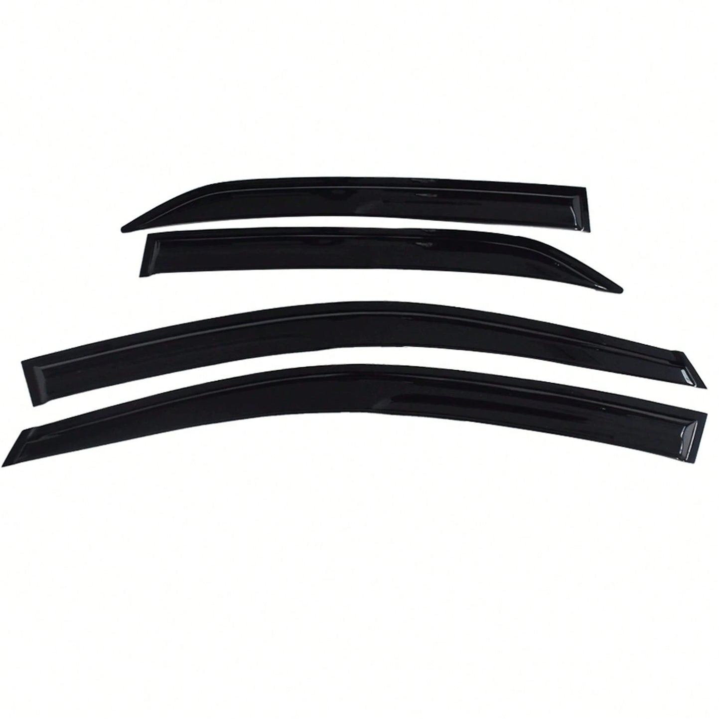 4-Pack Window Vent Visor Rain Guard Sun Shade Deflectors Plastic Replacement For 2009-2013 Corolla Sedan 4-Door
