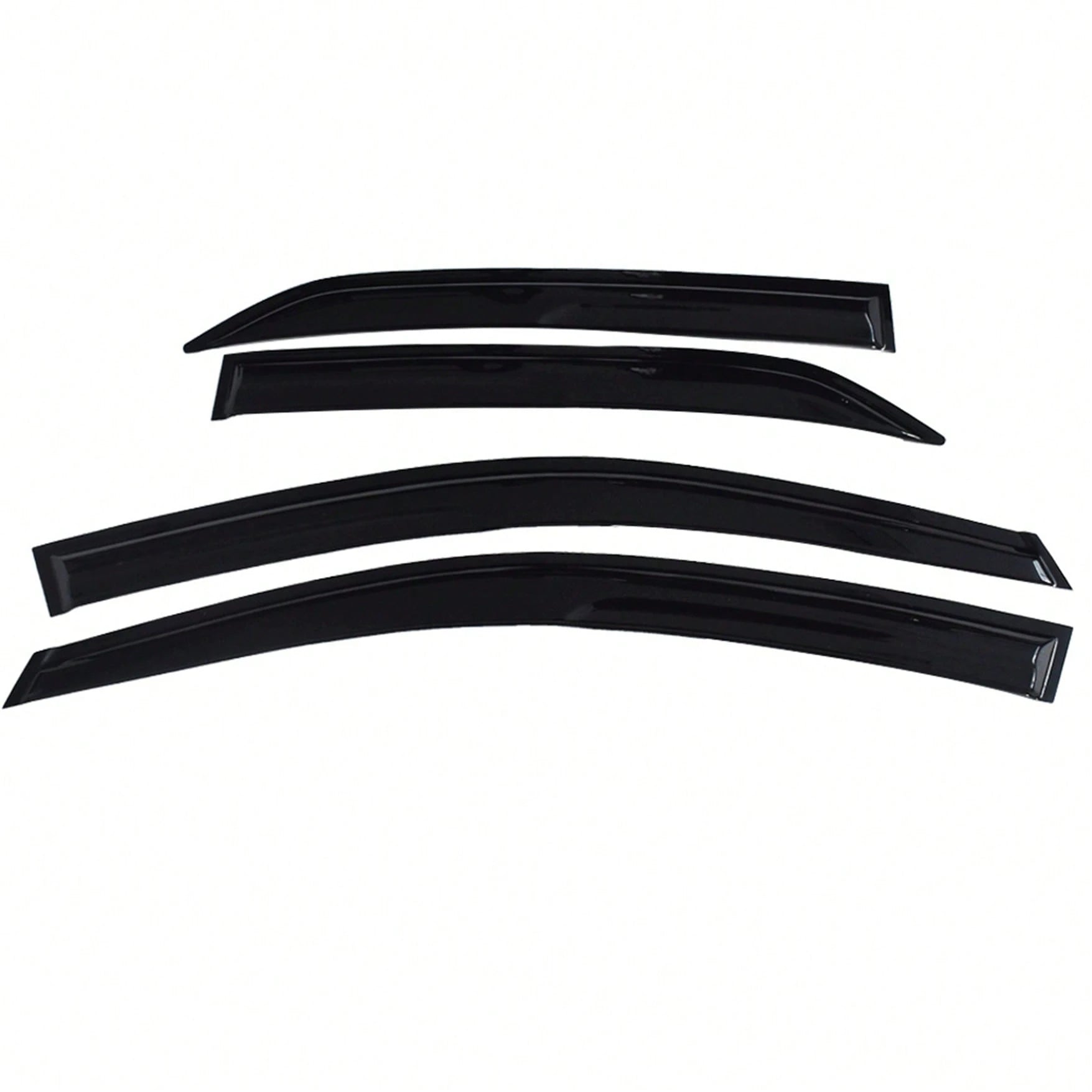 4-Pack Window Vent Visor Rain Guard Sun Shade Deflectors Plastic Replacement For 2009-2013 Corolla Sedan 4-Door