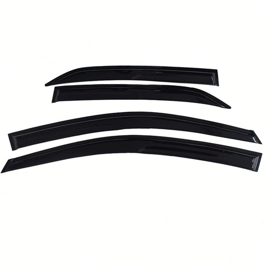 4-Pack Window Vent Visor Rain Guard Sun Shade Deflectors Plastic Replacement For 2009-2013 Corolla Sedan 4-Door