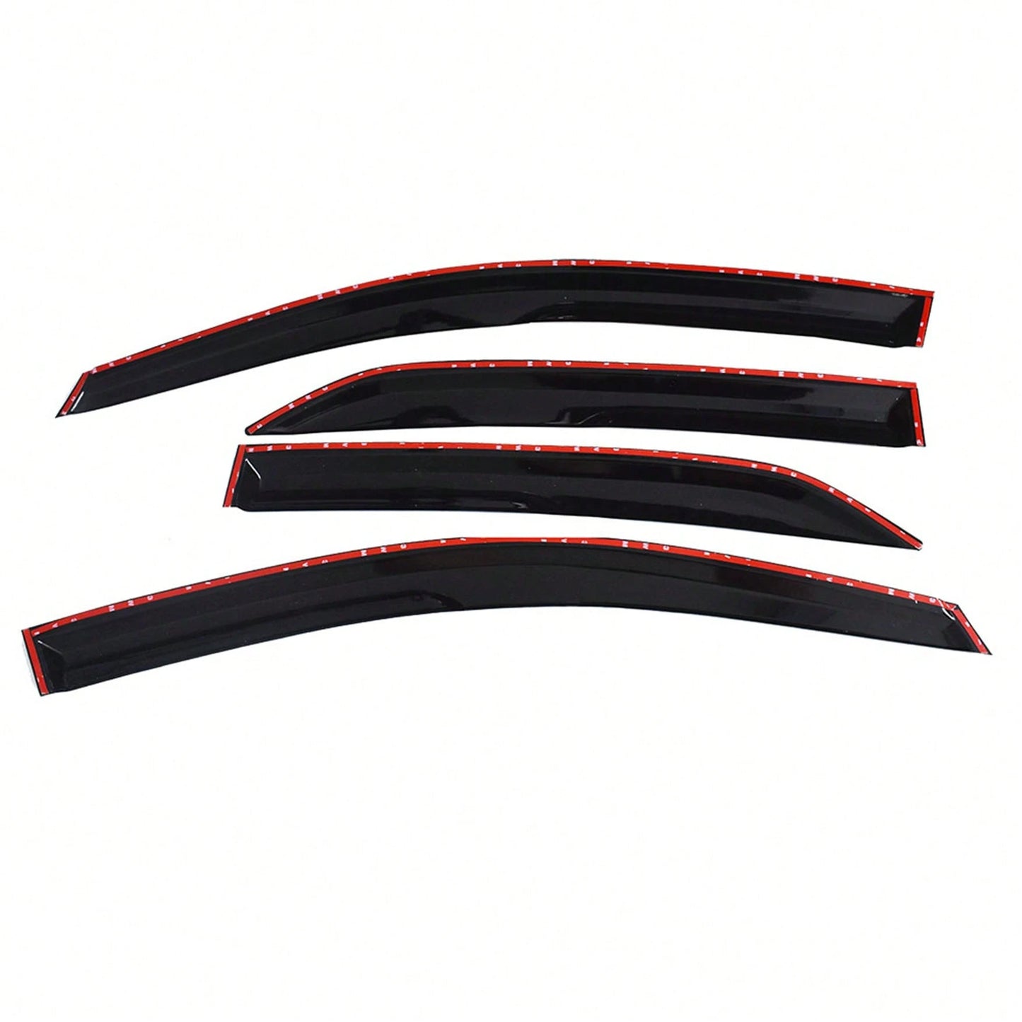 4-Pack Window Vent Visor Rain Guard Sun Shade Deflectors Plastic Replacement For 2009-2013 Corolla Sedan 4-Door