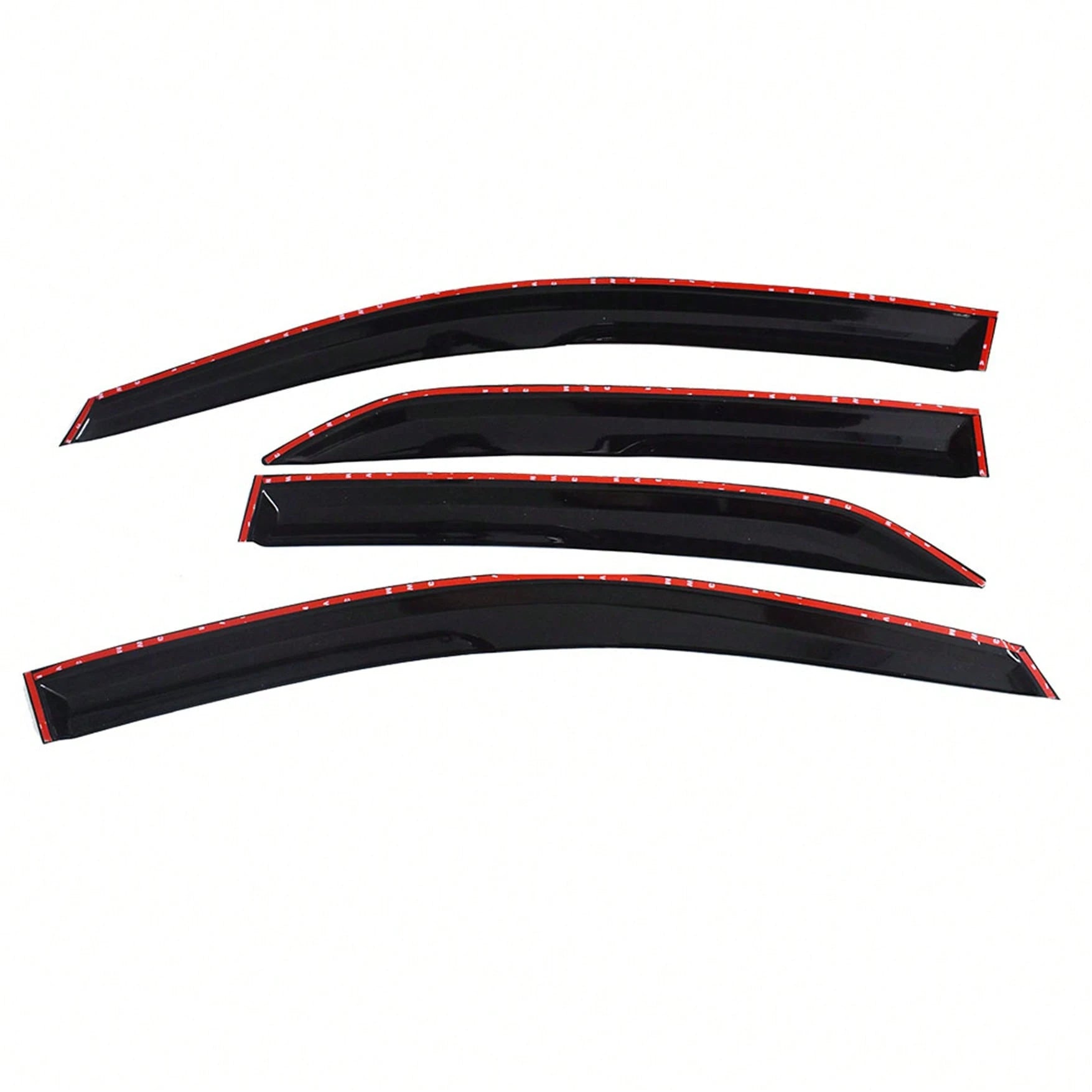 4-Pack Window Vent Visor Rain Guard Sun Shade Deflectors Plastic Replacement For 2009-2013 Corolla Sedan 4-Door
