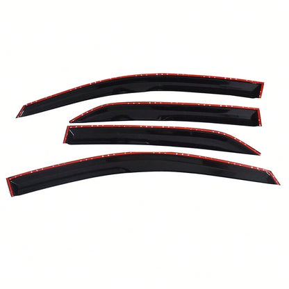 4-Pack Window Vent Visor Rain Guard Sun Shade Deflectors Plastic Replacement For 2009-2013 Corolla Sedan 4-Door