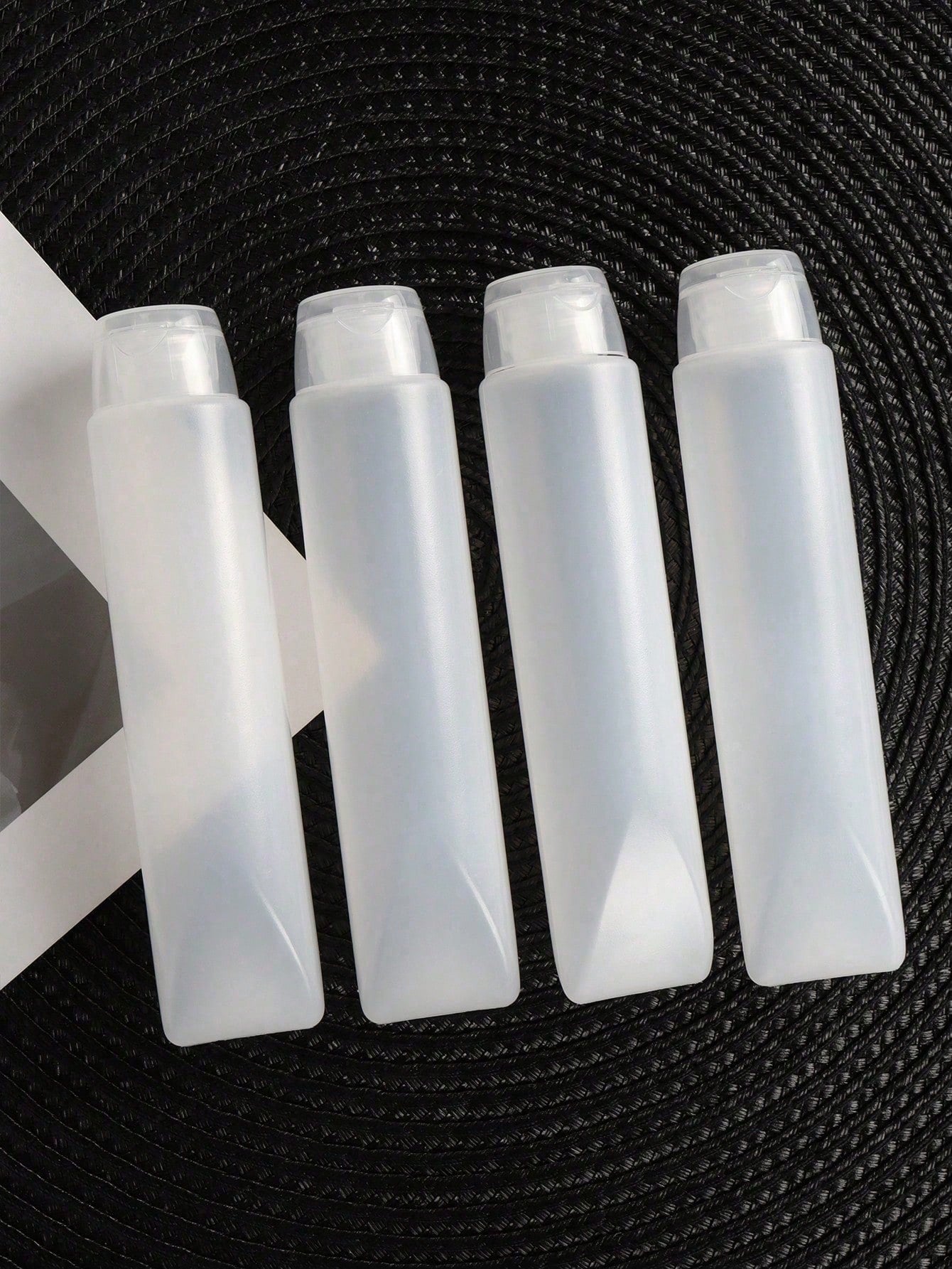 4 Packs Portable Travel Bottles, Leak Proof Squeeze Bottles For Travel Toiletries, Refillable Cosmetic Containers For Shampoo, Conditioner, Lotion And Shower Gel