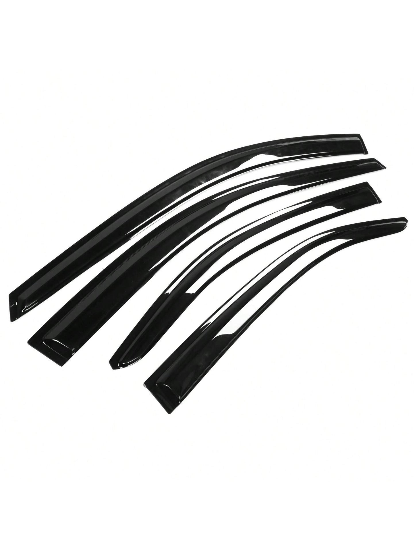 4PC-Set Window Visors Fit For 2020-2024 Toyotas' Corolla Sedan, Slim Style Acrylic Tape-On Auto Car Window Visors Vent Shade Rain Sun Wind Deflector Guard Exterior Car Accessories, Modern Sedan Valent